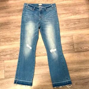 Dear John jeans cute square pockets on back.